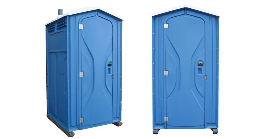 Long-term porta potty units on site in Troy, Missouri